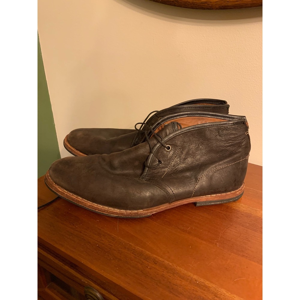 Timberland Mens Chukka Boots Dark Brown Leather Lace Up Size 9